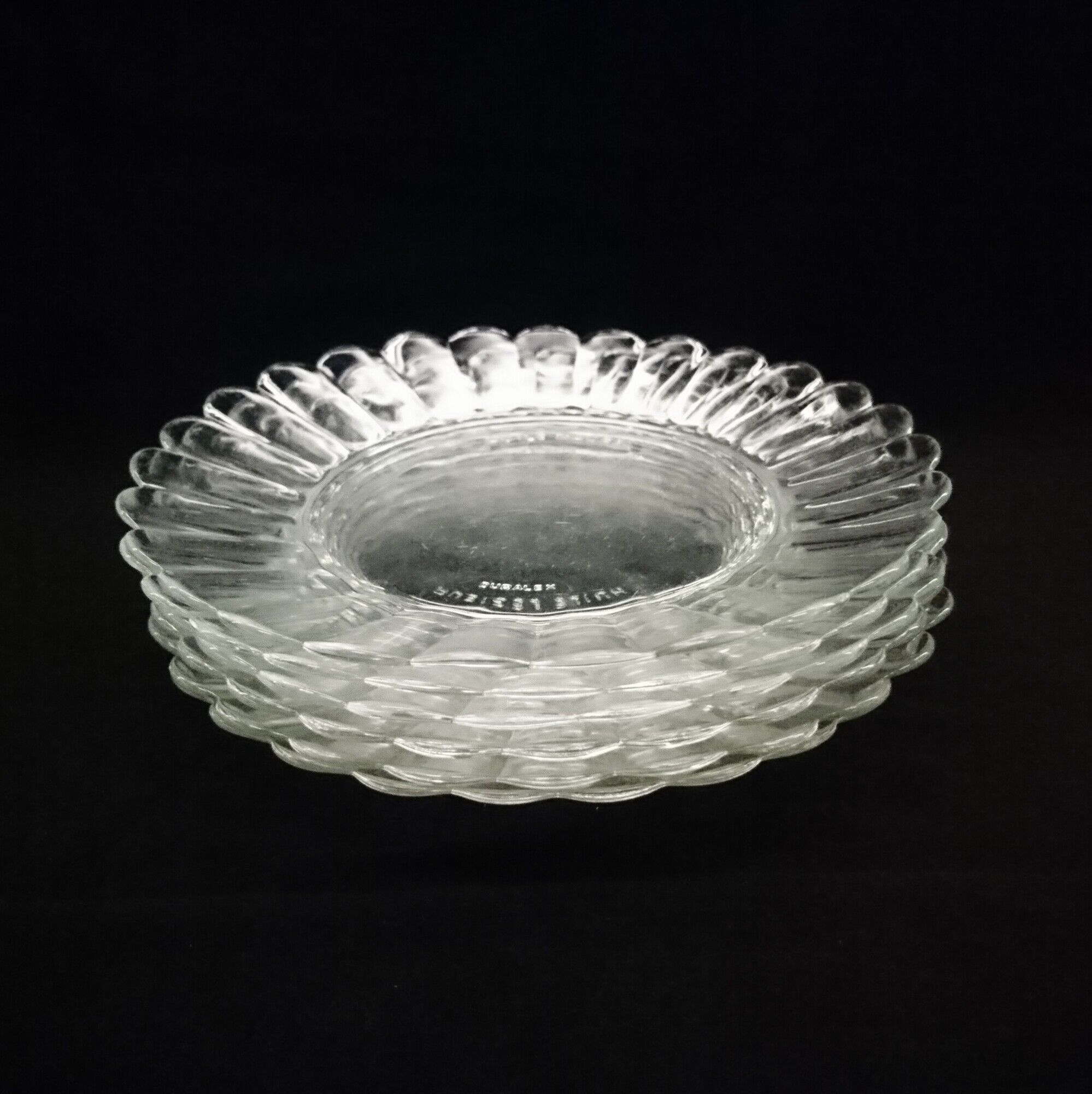 Set of 6 plates daisies duralex - oil lesieur