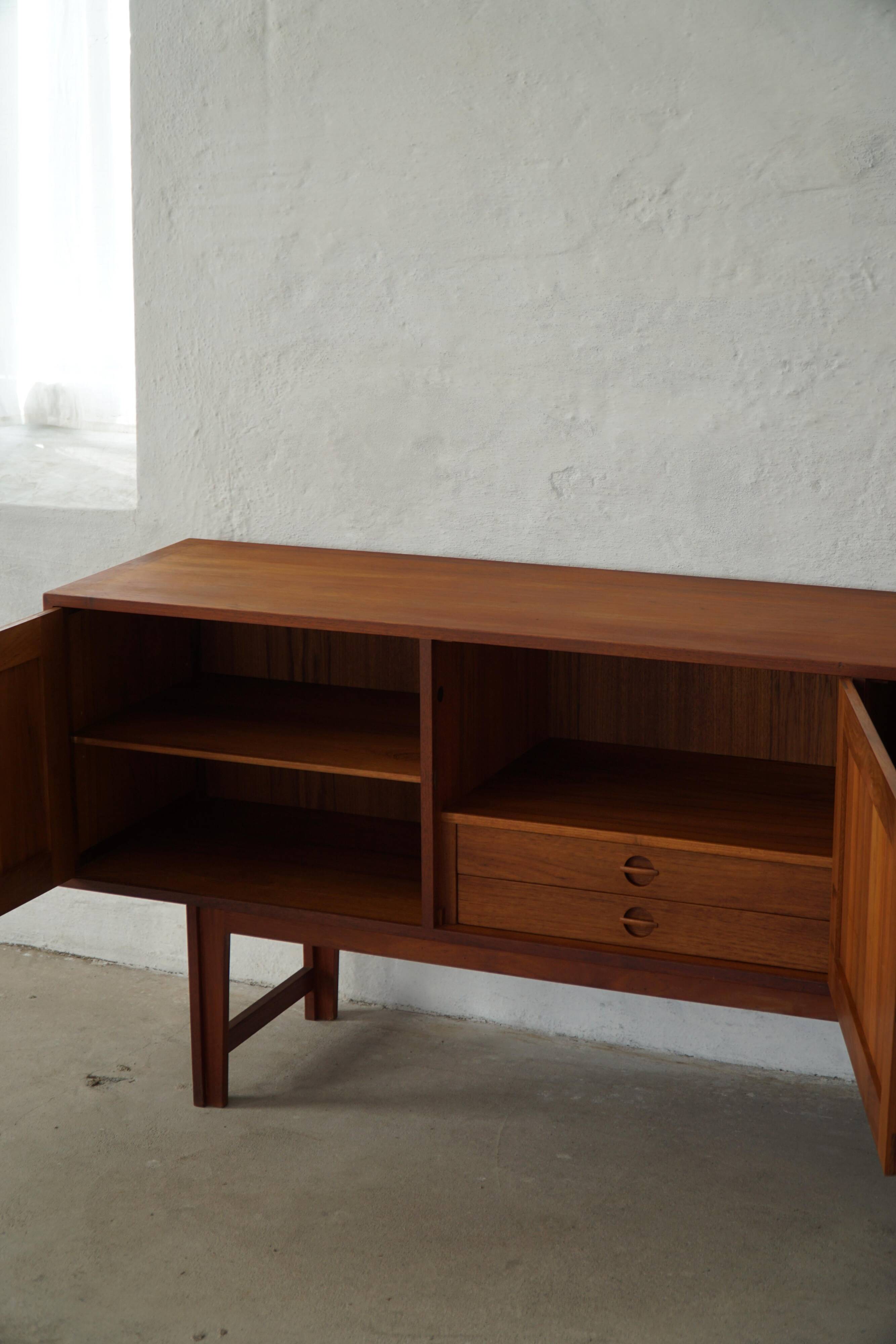 Kurt Østervig, teak buffet base, VAMO, modern Scandinavian mid-century, 1960s