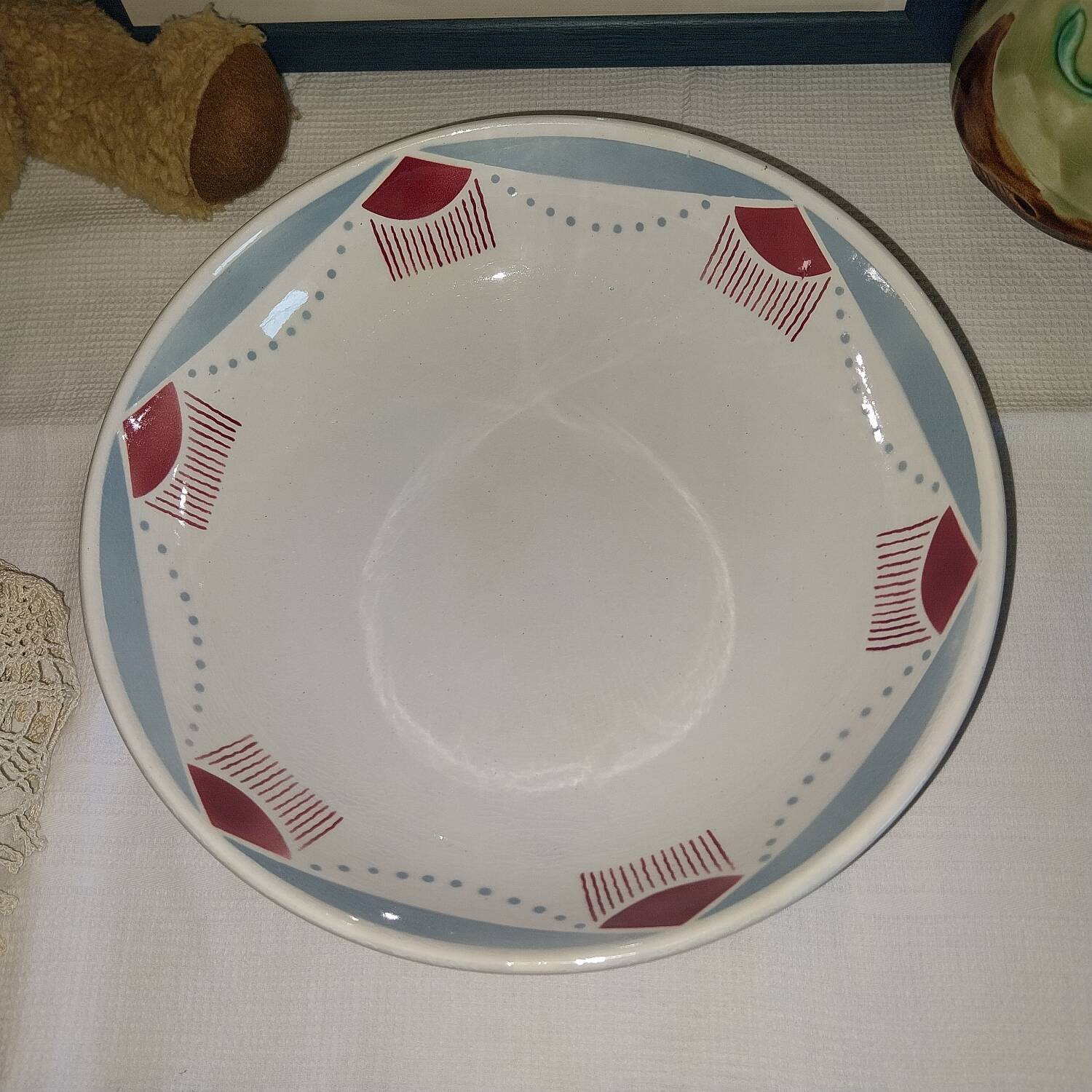 Vintage Art Deco compote dish Lunéville K&G