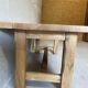 Table de ferme en orme massif – charme authentique
