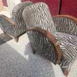 Paire de fauteuils art deco