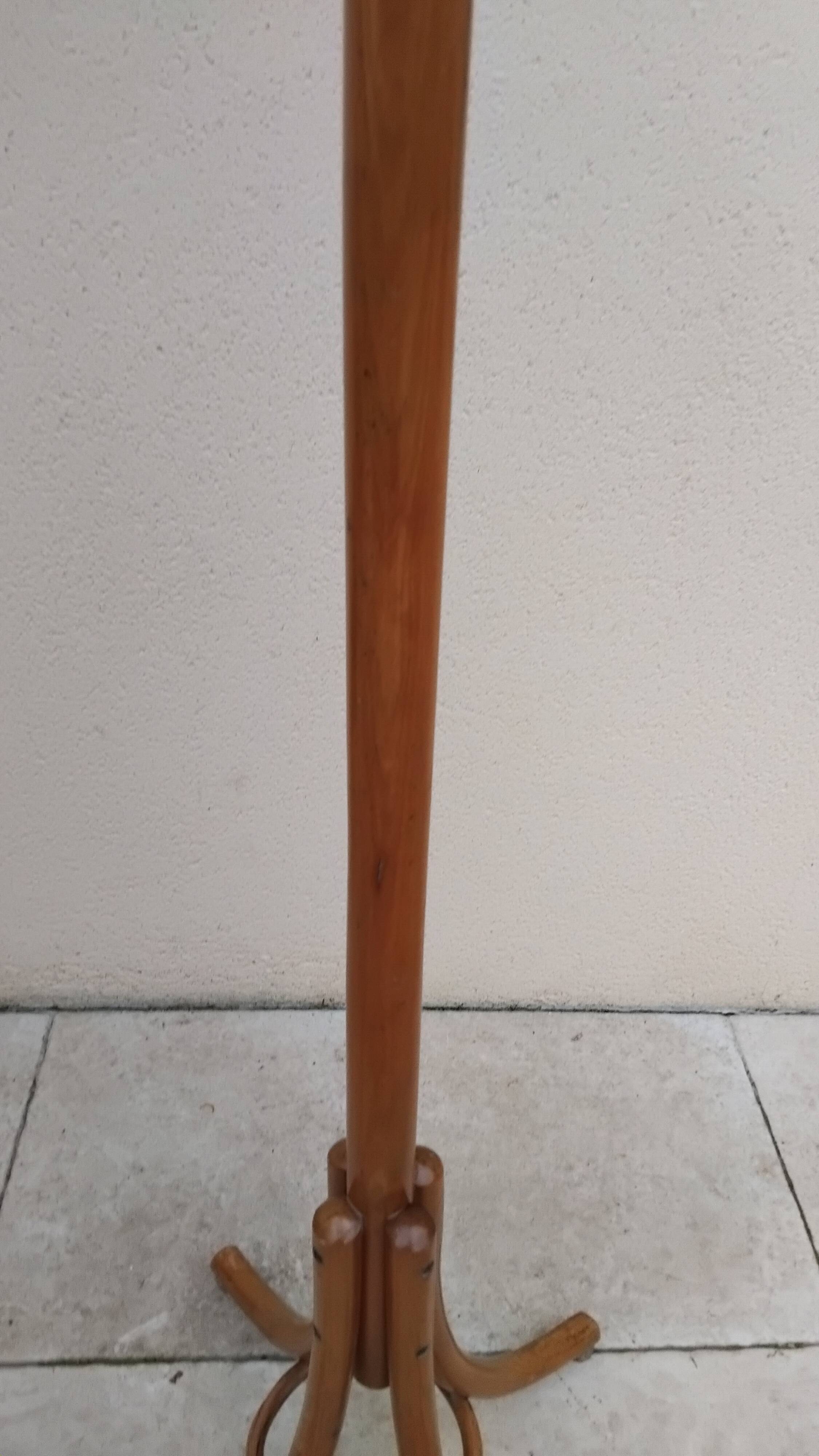 Antique parrot coat rack signed THONET