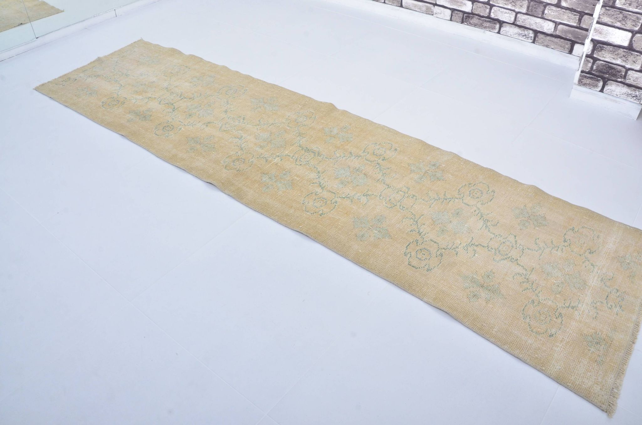Oushak Vintage Runner Rug sku 3419