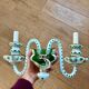 Pair of "Bohème" glass wall lights, 1950