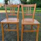 Ensemble de 10 chaises bistrot années 1950-60 vintage