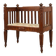 Large Arts & Crafts oak side chair, Belgium ca. 1915