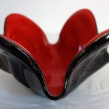 Ceramic handkerchief pocket empty vase from the 50s/60s France