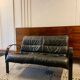 “Polhem” two-seater leather bench by Tord Björklund for IKEA 1980