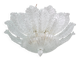 Taormina, Large Size Murano Clear trasparent Vintage Glass Ceiling Light, 1
