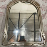 Vintage mirror by Deknudt in Art Nouveau style, 1970s.