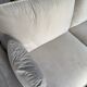 Beige velvet convertible sofa bed sia coco