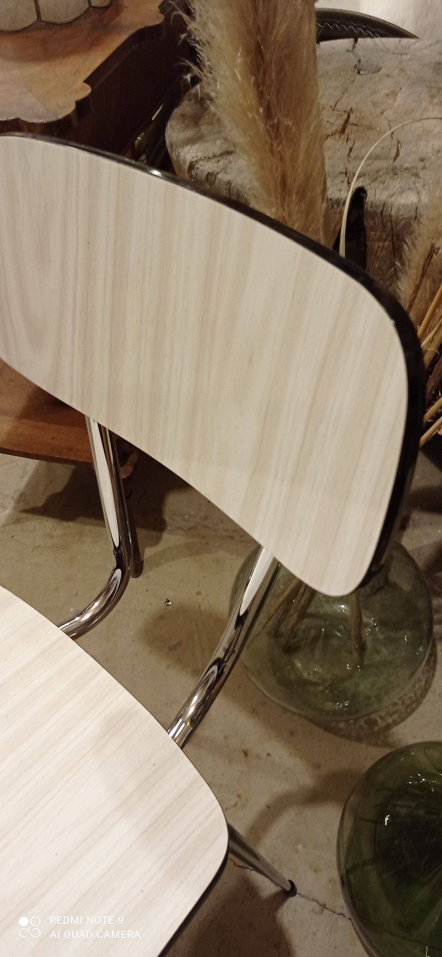 Marbled formica chair