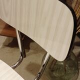Chaise formica marbrée