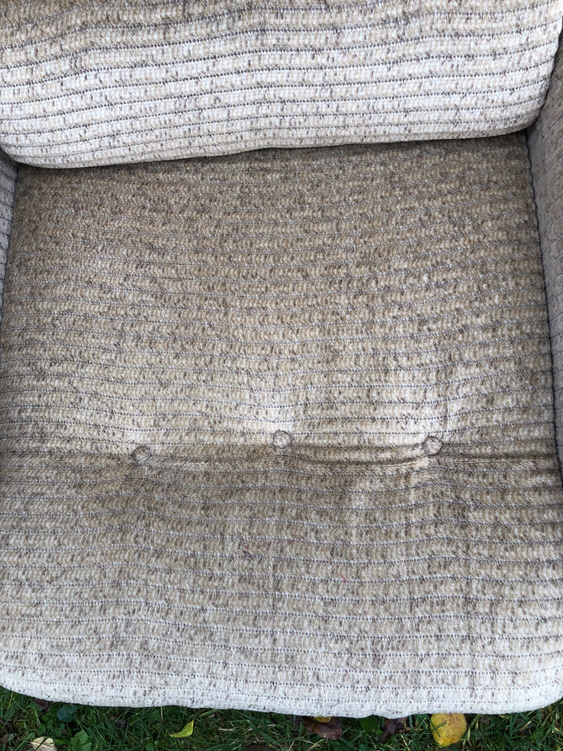 Corduroy armchair