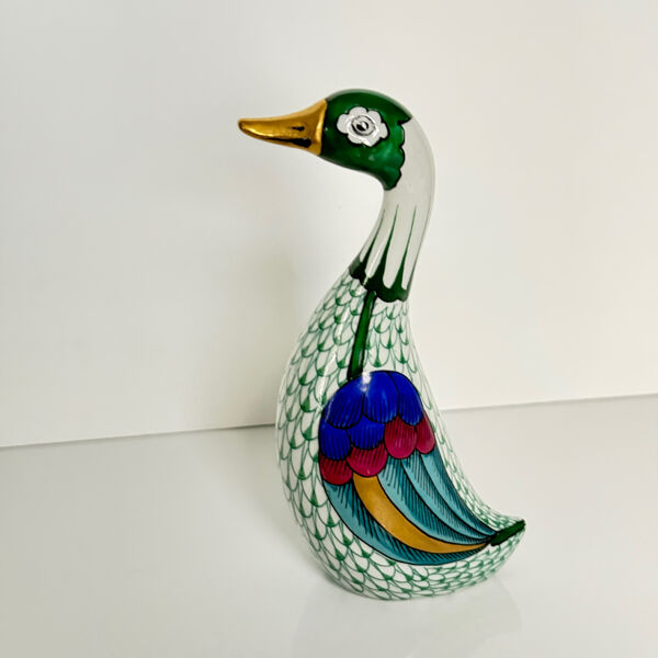 Canard en porcelaine par Lancel