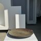 Indonesian green ceramic dish D:26.5