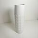 Porcelain vase Hutschenreuther Hohenberg Germany white.