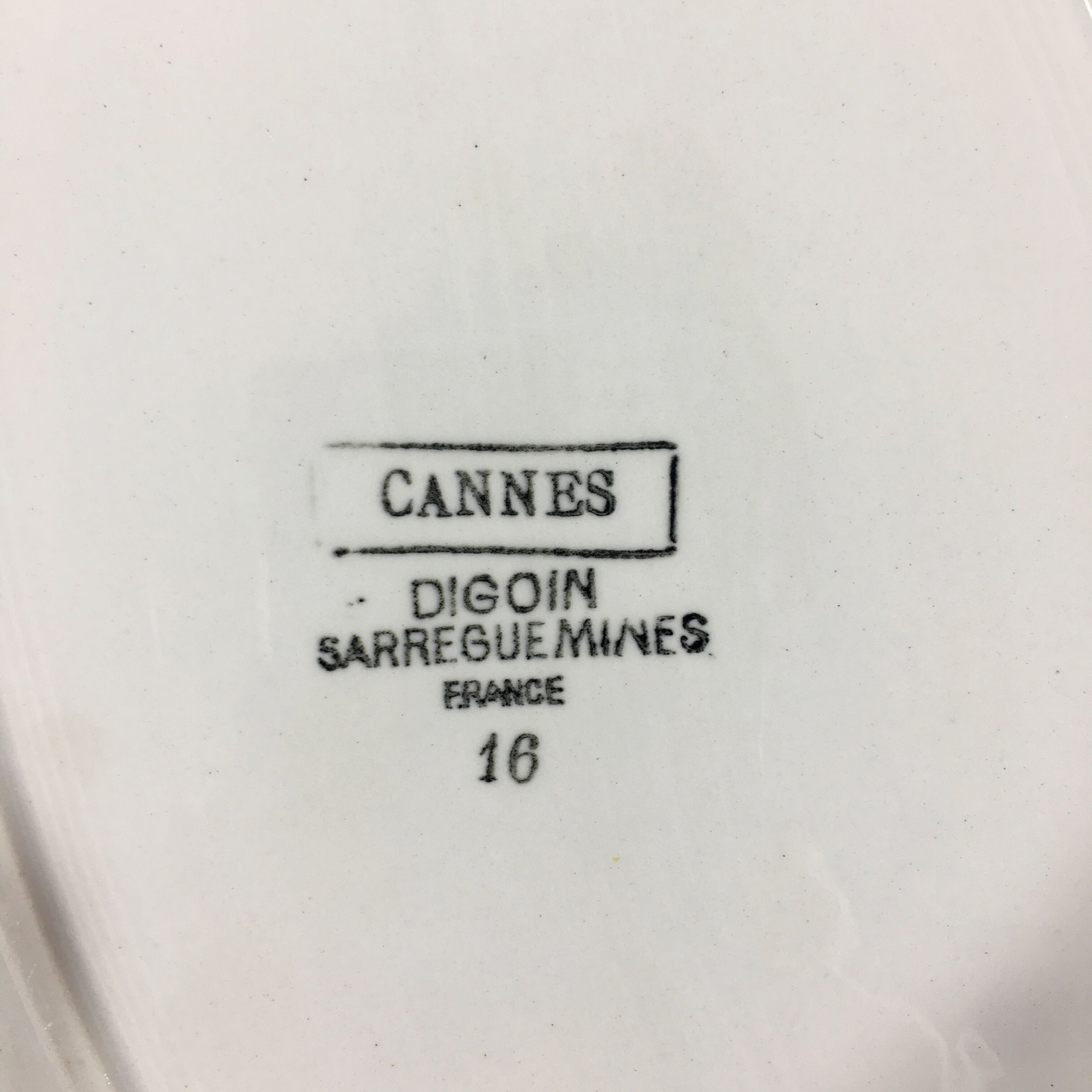 Lot of 5 soup plates Digoin