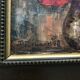 Huile sur toile Bourganel 1978 bouquet de fleurs