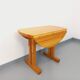 Vintage Charlotte Perriand Les Arcs round pine dining table from the 60s 70s