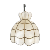 Mother-of-pearl and brass suspension