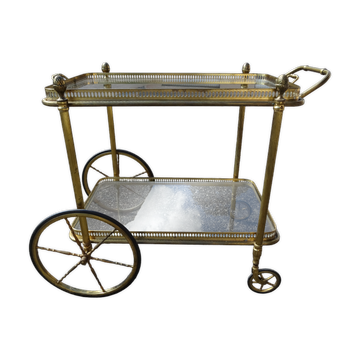 Rolling serving table in neo-classical Louis XVI style.