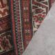 Vintage Turkish hallway rug 90x414 cm