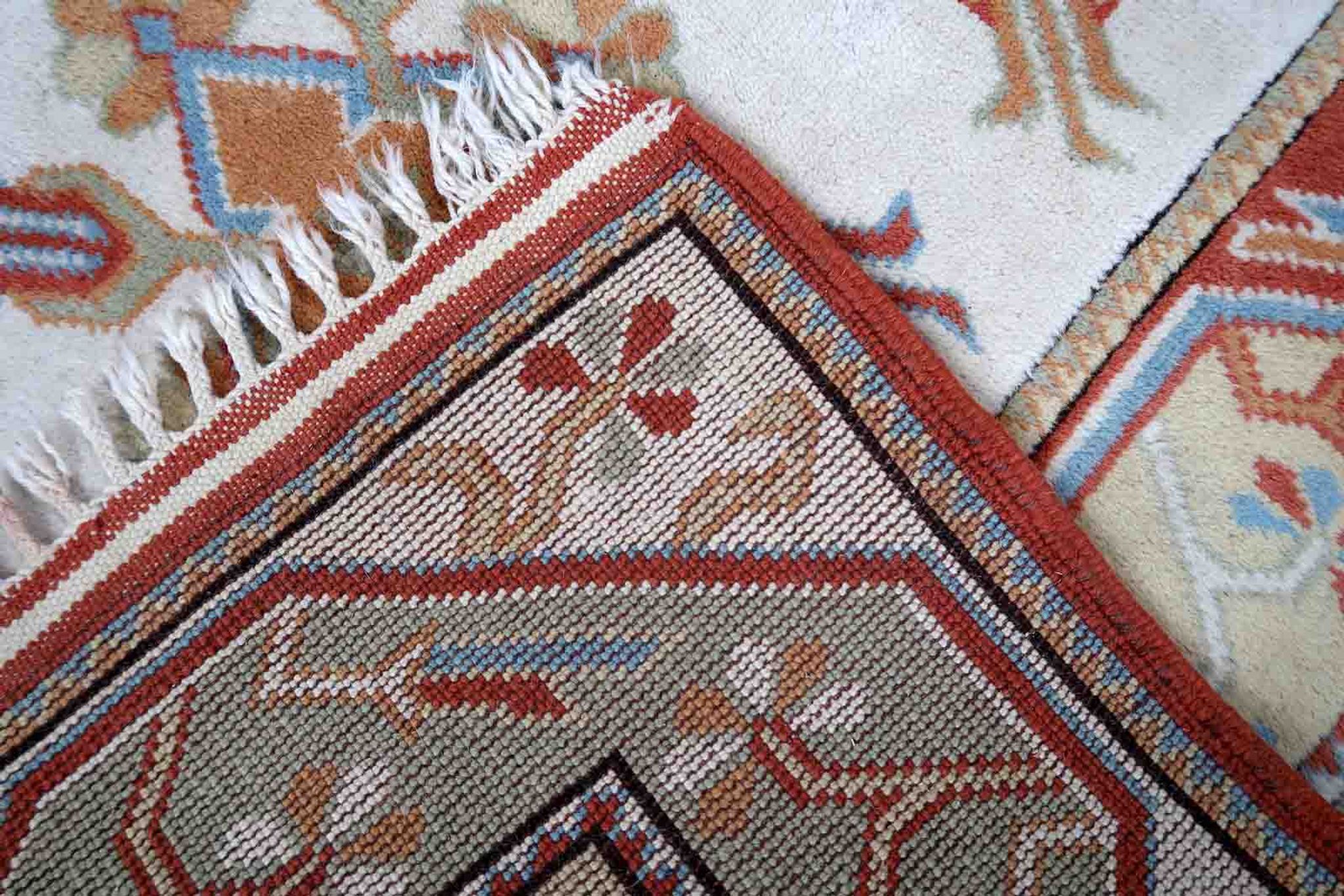 Vintage Turkish Kars handmade carpet 116cm x 175cm 1960s