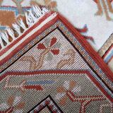 Vintage Turkish Kars handmade carpet 116cm x 175cm 1960s