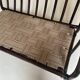 Two-seater rattan bench