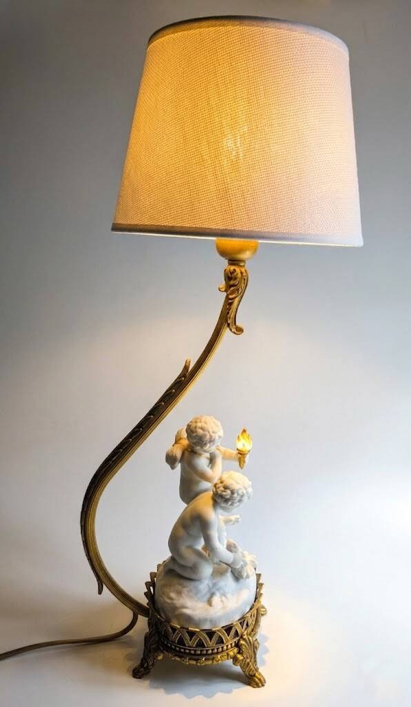 French lamp in Louis XV style