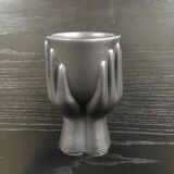 Black hand vase