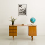 Vintage desk 3 drawers and 1 swing door