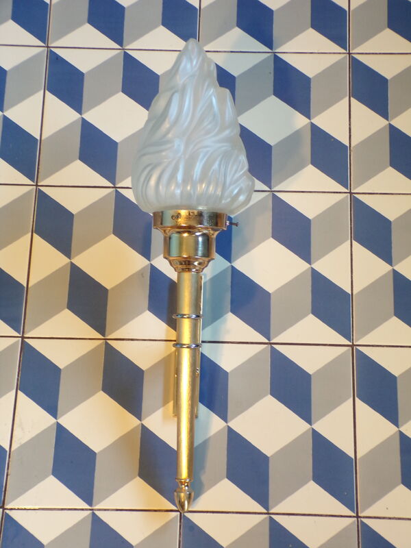 Applique flambeau verre de Vianne