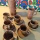 Coffee service in Vallauris stoneware