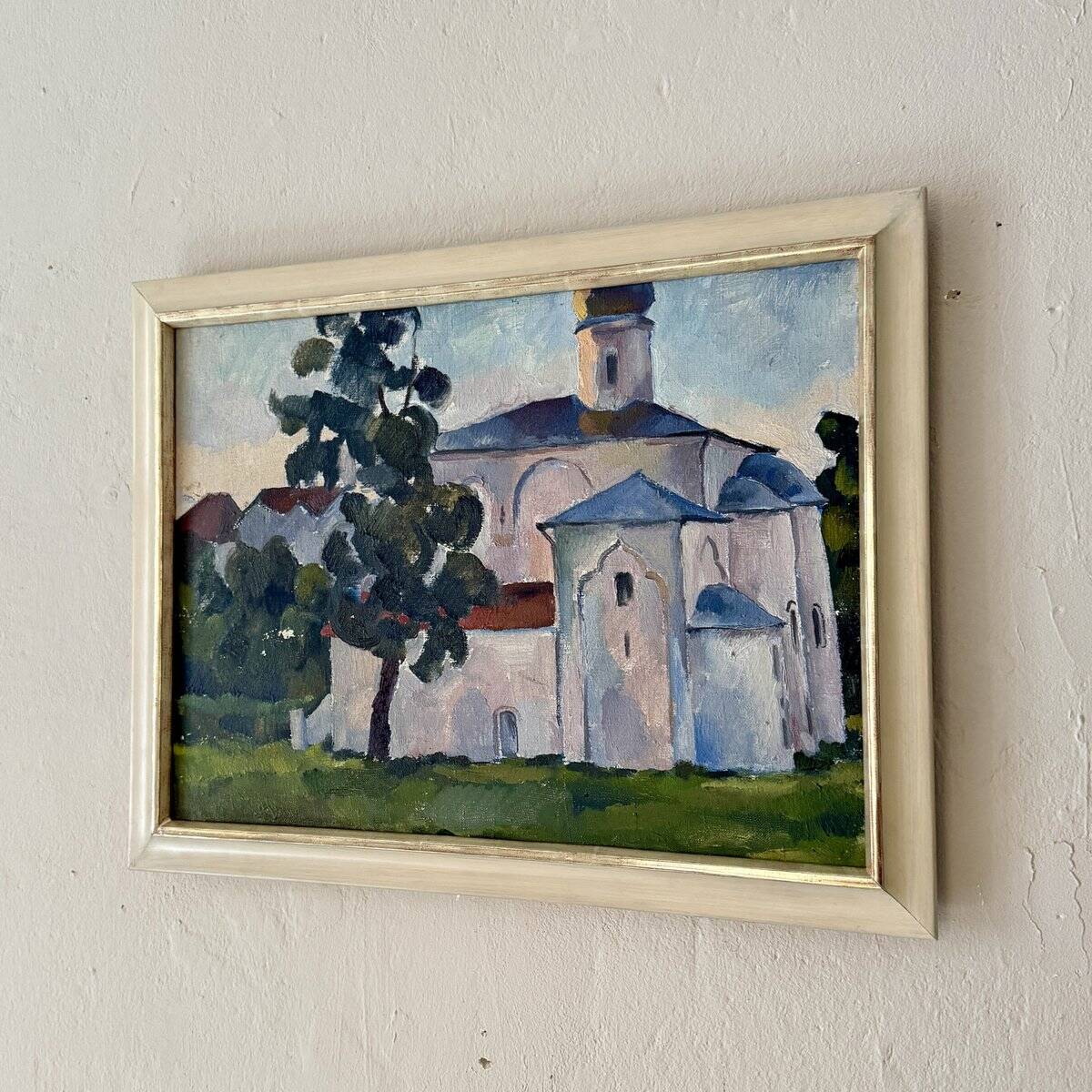 A. Isachjow, Night of Novgorod, 1974, Oil on Canvas