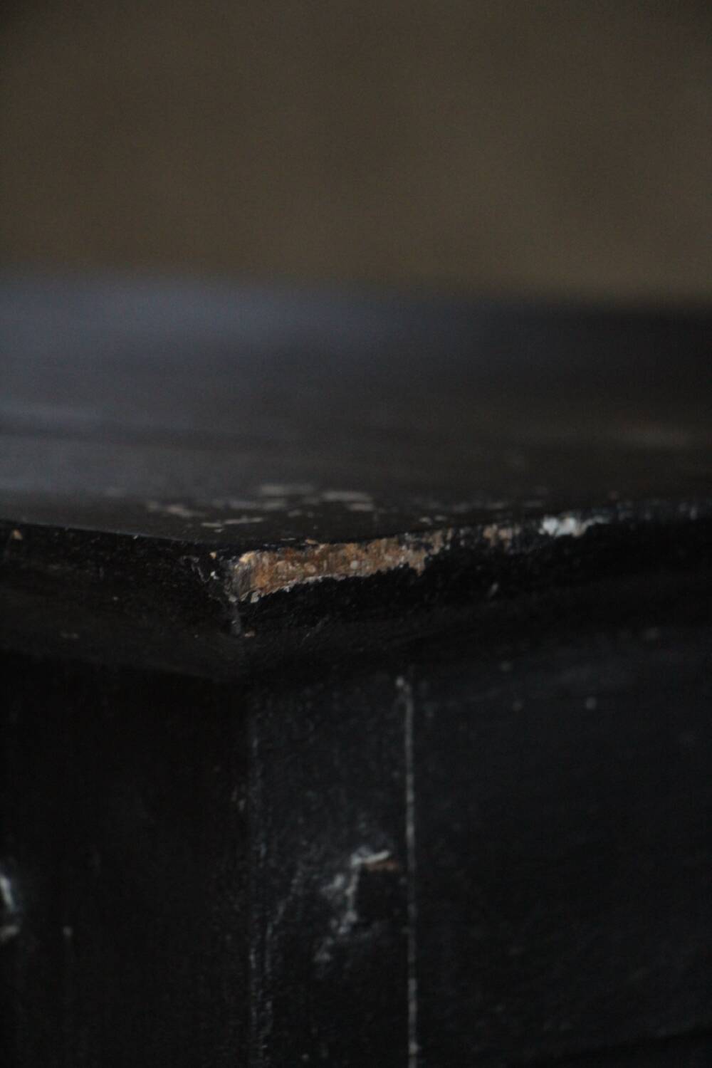 Parisian buffet furniture black patina 1940