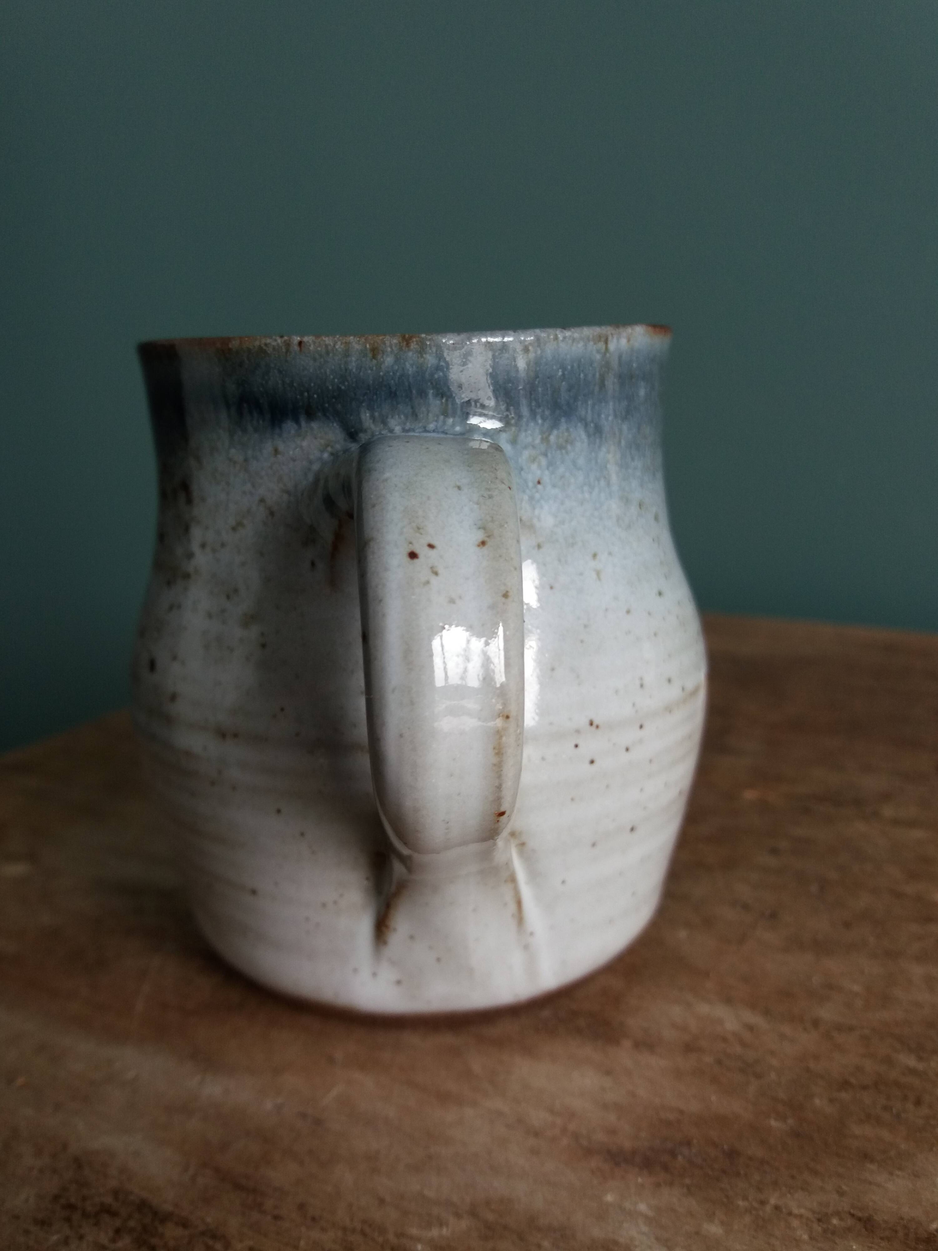 Pitcher, milk jug, signed Atch, Chantal and Thierry Robert