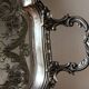 Large silver-plated serving tray, late 19th century.