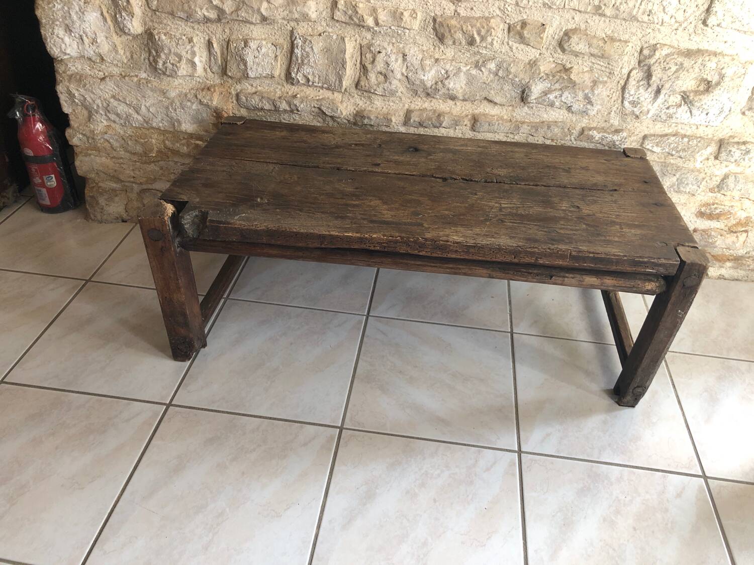 Rustic coffee table