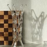 Ion Tamaian lattice glass vase