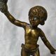 Paire de lampes en bronze