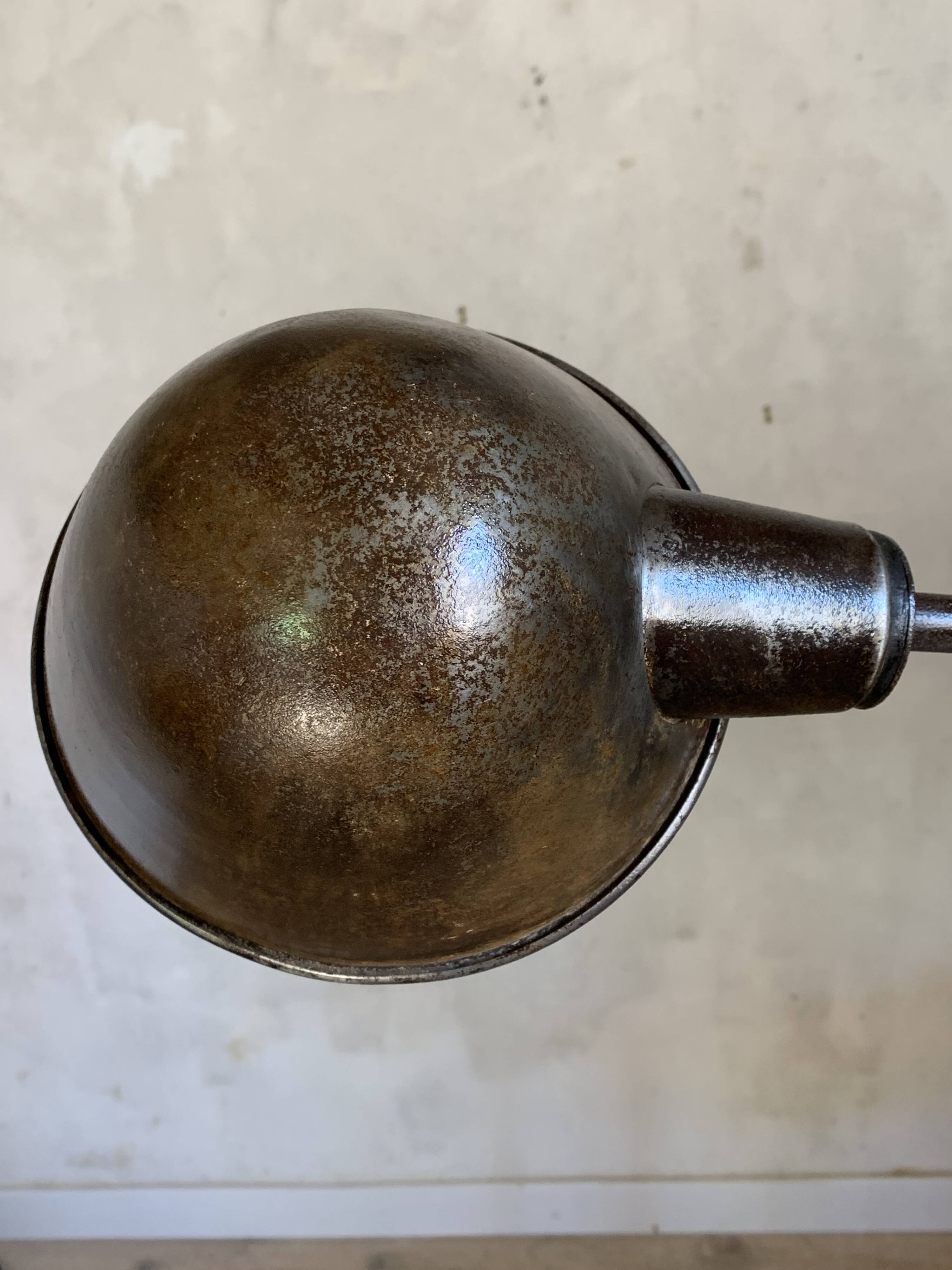 Vintage industrial workshop floor lamp