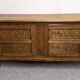 Brutalist oak sideboard attributed to Joseph Savina, France circa 1950.