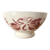 Bol ancien Digoin roses