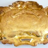 Pediment, gilded bronze, ornament for mirror, piece of furniture, signed Jacquet Grelier