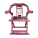 Chair Japanese red lacquer finish of the nineteenth