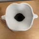 Vintage bleached stoneware vase