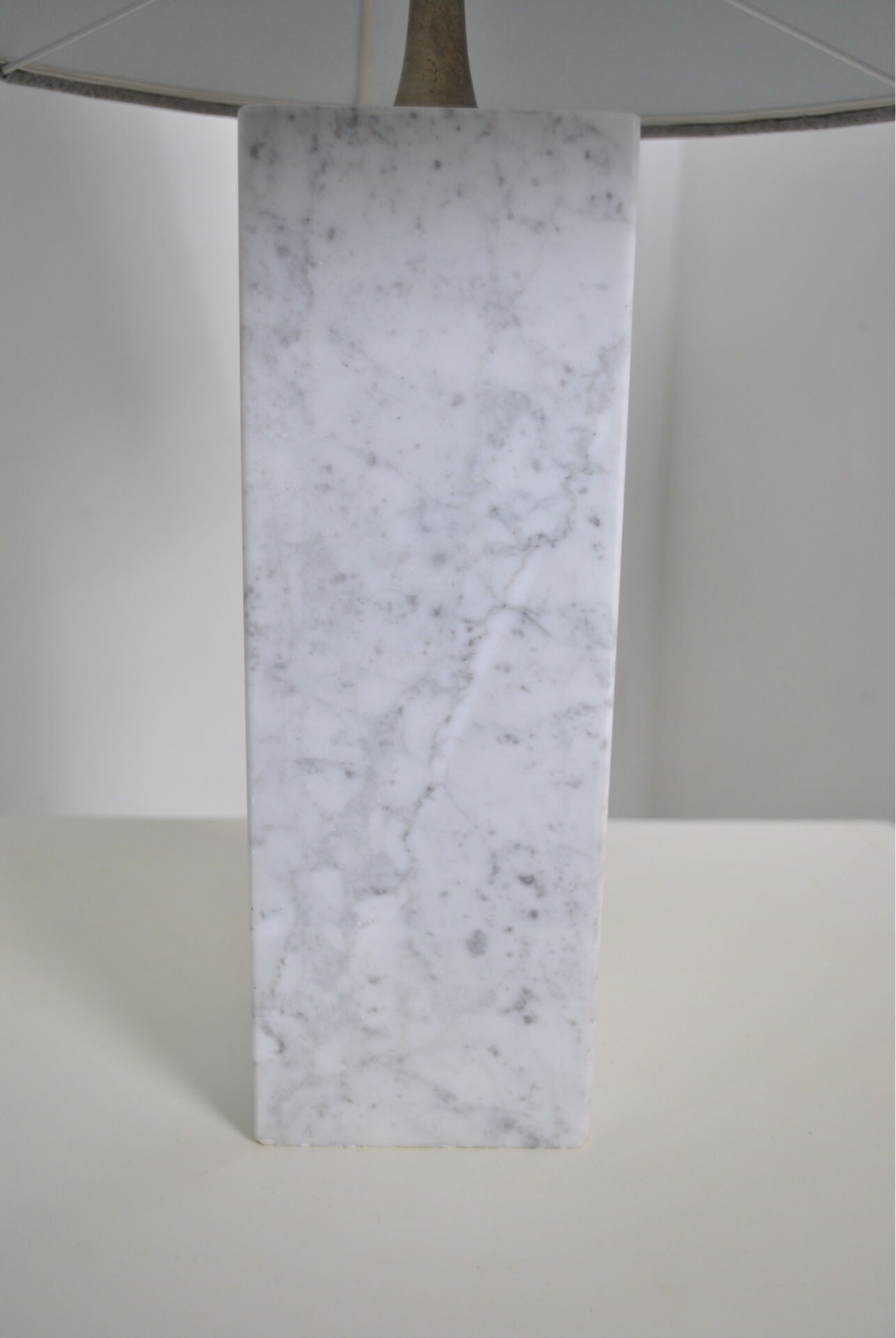 Pair of marble lamps by Maison Barbier 1960