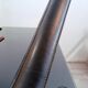 Cobra leather desk lamp by Traso Milano 1988
